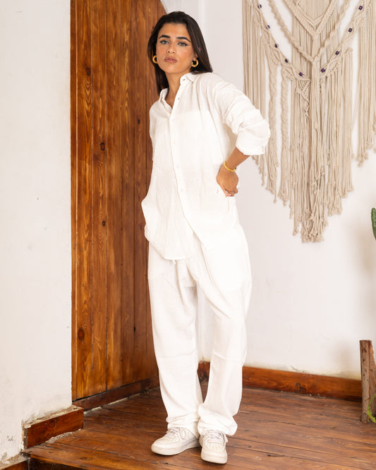 White Linen Pants