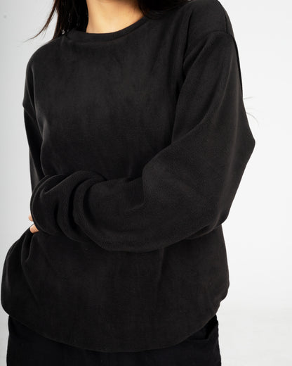 Black Velvet Crewneck